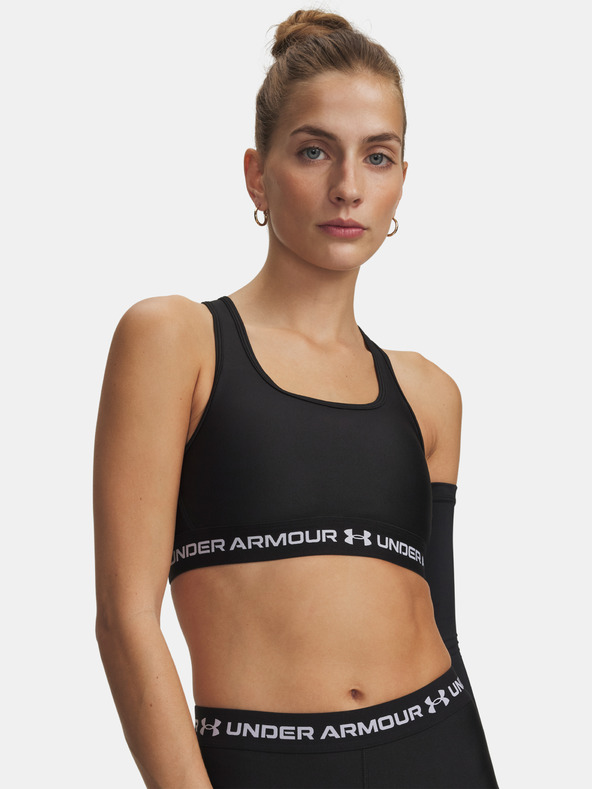 Under Armour Ženski grudnjak Under Armour Crossback Mid Bra-BLK