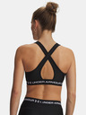Under Armour Ženski grudnjak Under Armour Crossback Mid Bra-BLK