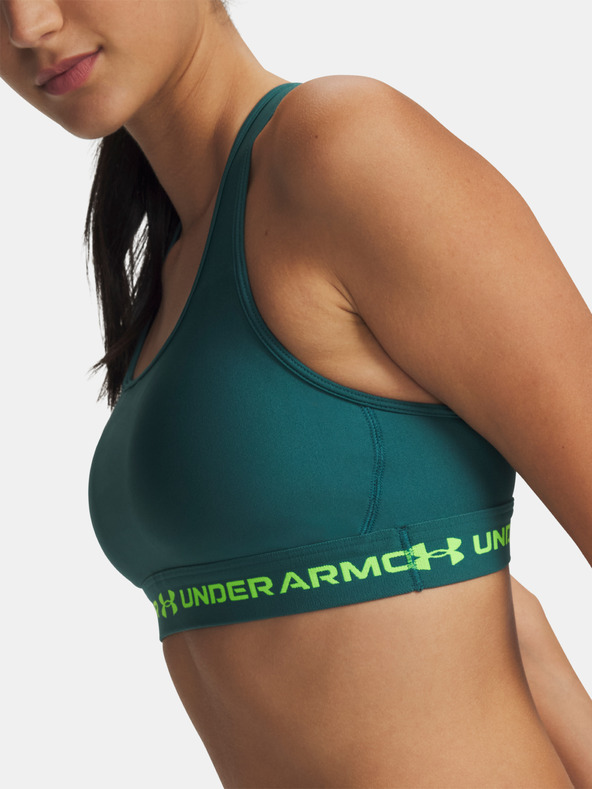 Under Armour Ženski grudnjak Under Armour Crossback Mid Bra-GRN
