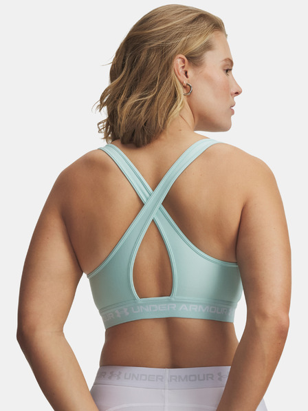 Under Armour Ženski grudnjak Under Armour Crossback Mid Bra-GRN