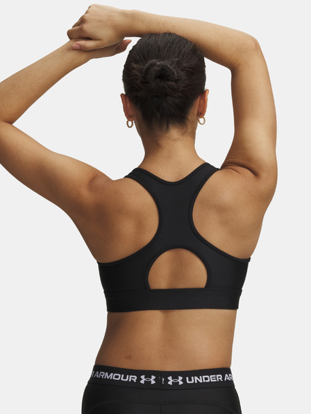 Under Armour Ženski grudnjak Under Armour HeatGear Mid-BLK