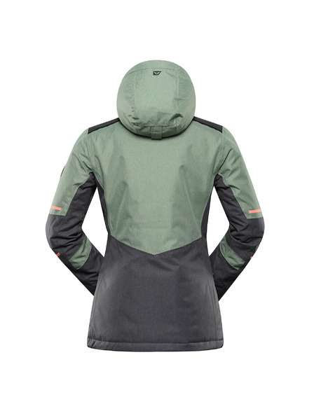 ALPINE PRO Ženska skijaška jakna s ptx membranom ALPINE PRO ZARIBA loden frost