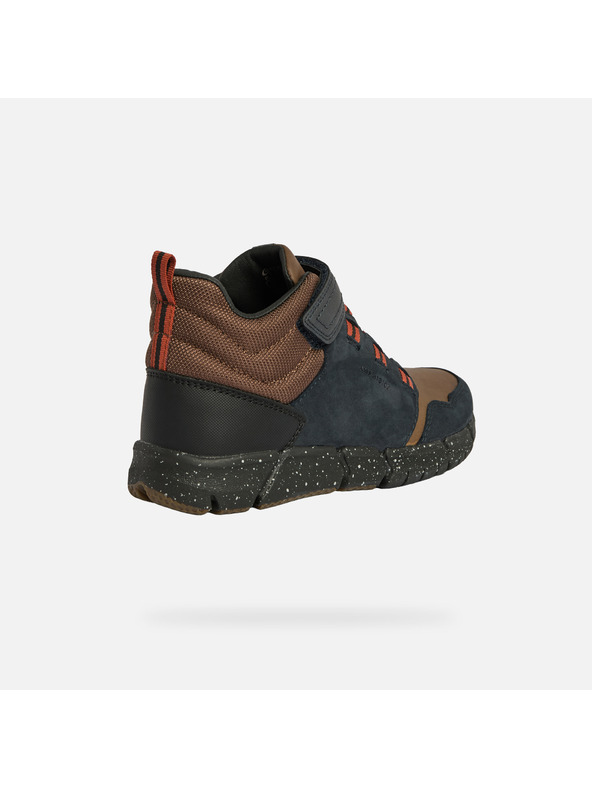 Geox Crna dječača gležnjača Geox Flexyper Boy B ABX