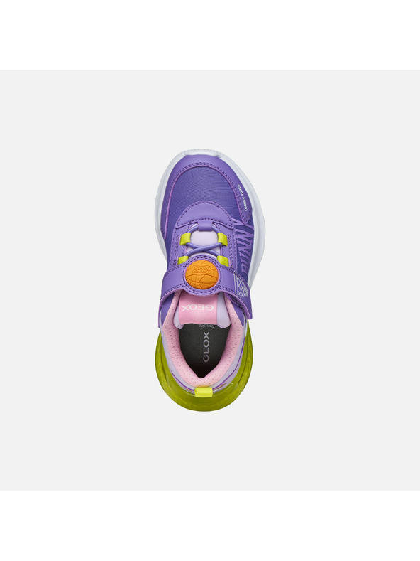 Geox Ljubičaste djevočke osvjetljene tenisice Geox Activart Illuminus