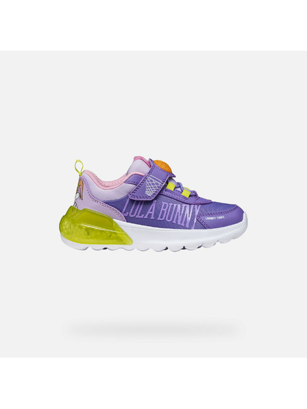 Geox Ljubičaste djevočke osvjetljene tenisice Geox Activart Illuminus