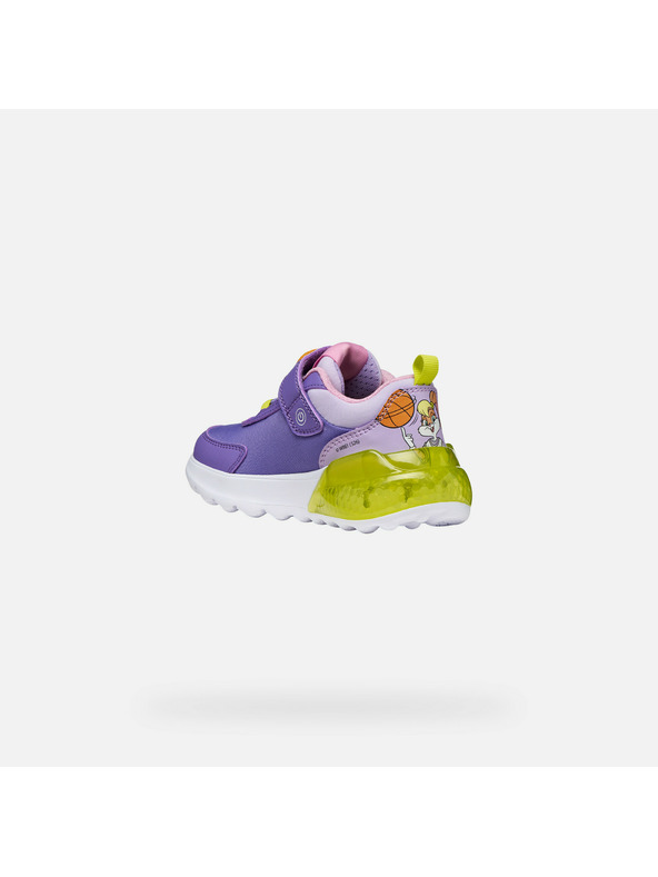 Geox Ljubičaste djevočke osvjetljene tenisice Geox Activart Illuminus