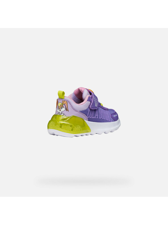 Geox Ljubičaste djevočke osvjetljene tenisice Geox Activart Illuminus