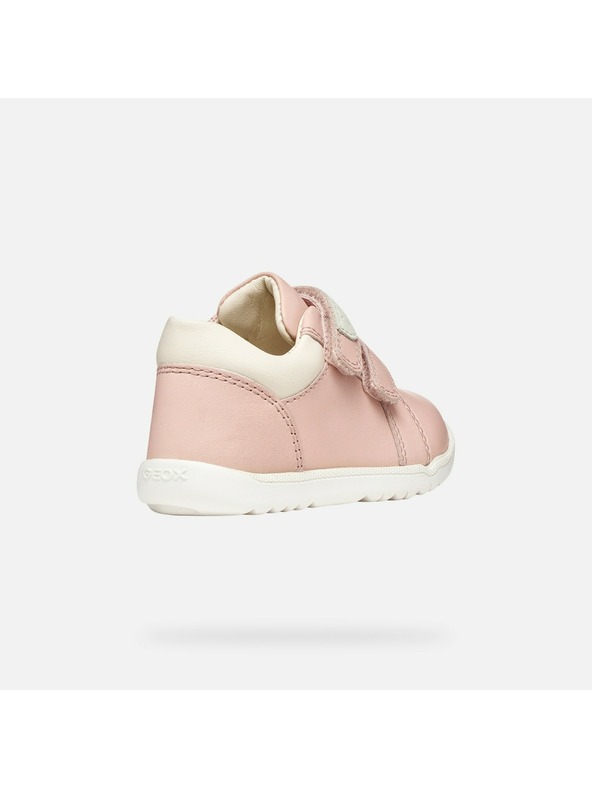 Geox Svjetlo ružičaste djevočke cipele za prve korake Geox Macchia