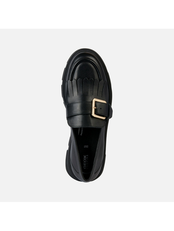 Geox Crne ženske mokasine Geox Vilde
