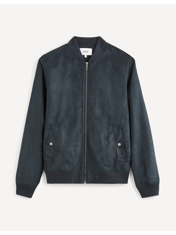 Celio Tamnoplava muška bomber jakna u završnici od antilopa Celio Budain