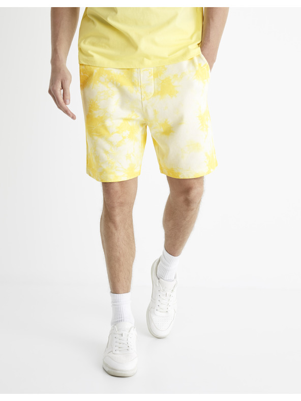 Celio Celio Botache žute batik kratke hlače