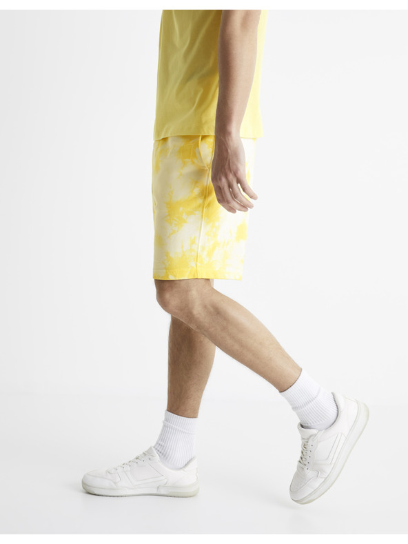 Celio Celio Botache žute batik kratke hlače