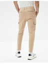 Celio Bež muške skraćene hlače s džepovima Celio Cargo Ronar