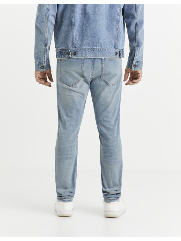 Celio Svijetloplave muške slim fit traperice Celio C25 Voslight25