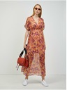Orsay Narančasta duga haljina cvjetnog uzorka ORSAY