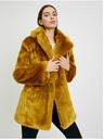 Orsay Ženski kaput boje senfa od umjetnog krzna ORSAY
