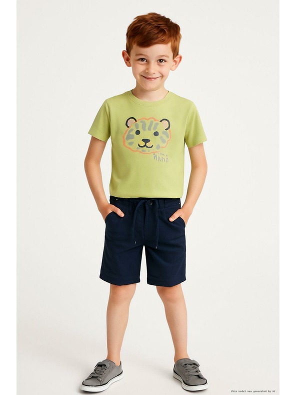 ALPINE PRO Tamno plave dječje kratke hlače ALPINE PRO TEBIO