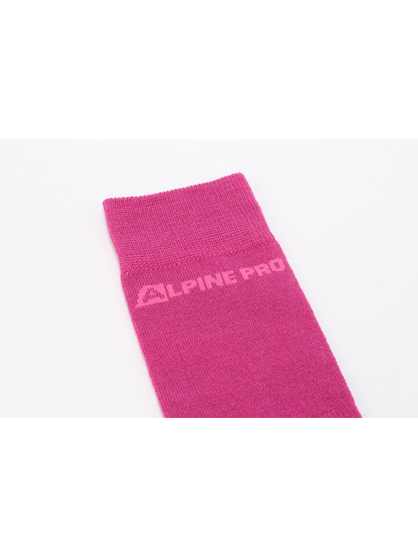 ALPINE PRO Unisex čarape ALPINE PRO KLAMO roza