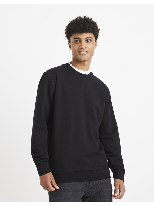 Celio Crni muški sweatshirt Celio