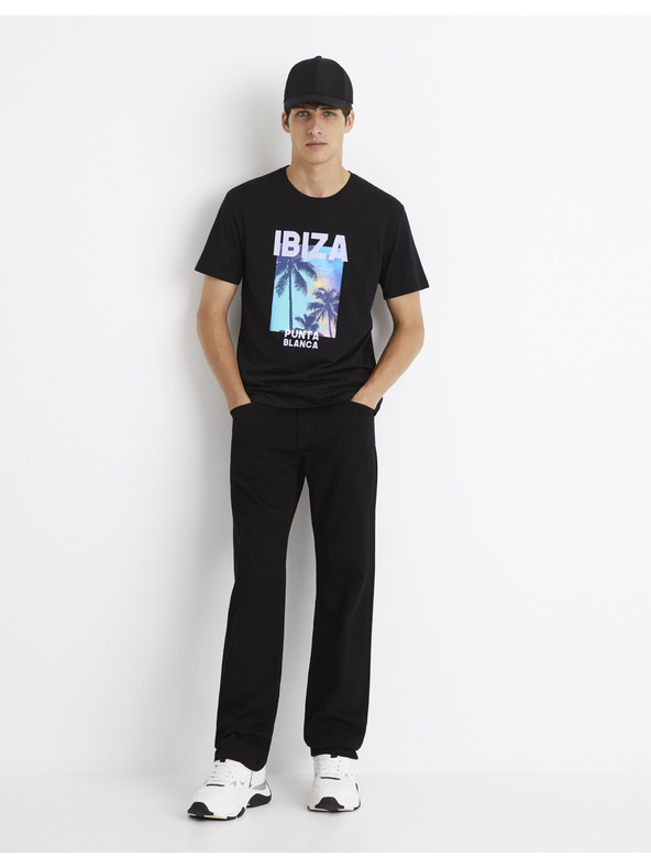 Celio Crne muške traperice Celio regularnog kroja