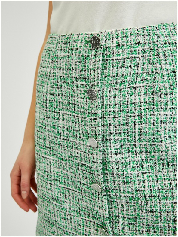 Orsay Zelena ženska suknja od tvida ORSAY