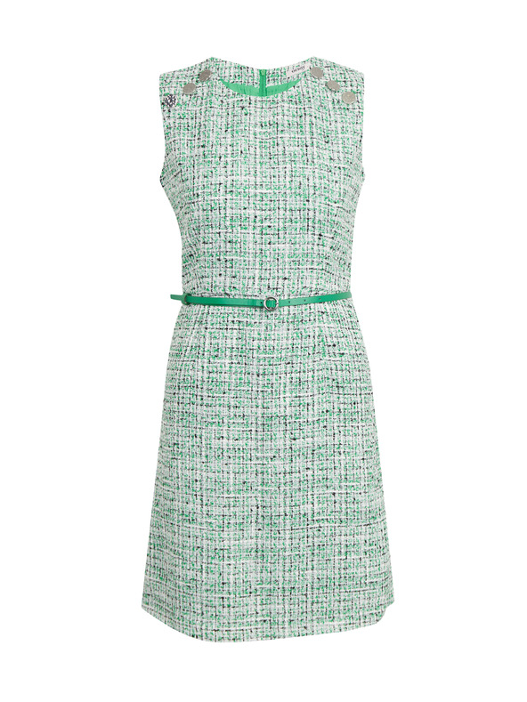 Orsay Zelena ženska haljina s uzorkom i remenom ORSAY