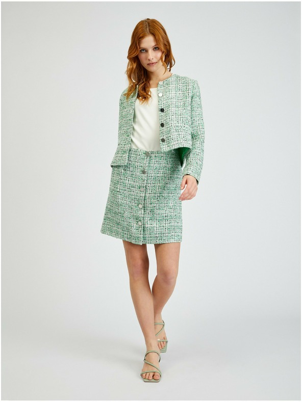 Orsay Zeleni ženski sako s uzorkom ORSAY