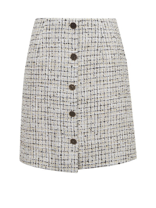 Orsay Bež ženska suknja od tvida ORSAY