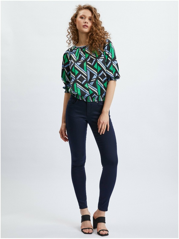 Orsay Crno-zelena ženska bluza s uzorkom ORSAY