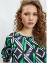 Orsay Crno-zelena ženska bluza s uzorkom ORSAY