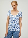 Orsay Plavo-bijela majica s uzorkom ORSAY