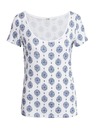Orsay Plavo-bijela majica s uzorkom ORSAY