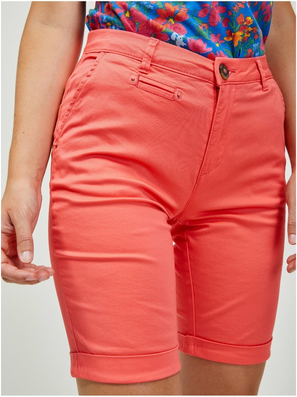 Orsay Koraljnocrvene chino kratke hlače ORSAY