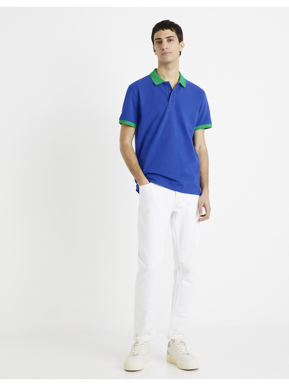 Celio Celio Decabestan plava muška polo majica
