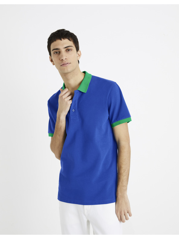 Celio Celio Decabestan plava muška polo majica
