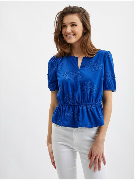 Orsay Plava ženska bluza cvjetnog uzorka ORSAY