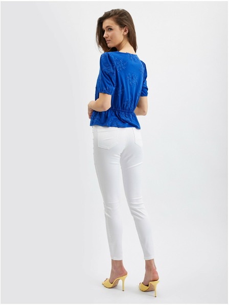 Orsay Plava ženska bluza cvjetnog uzorka ORSAY