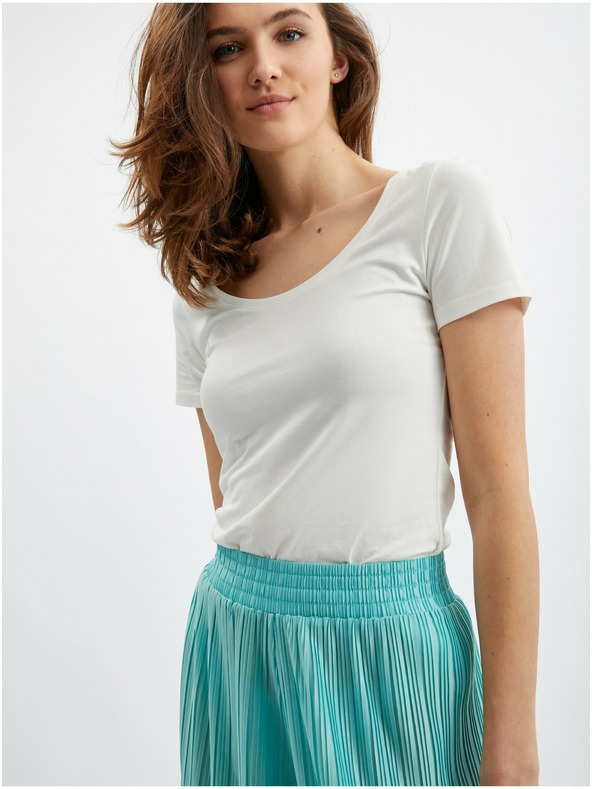 Orsay Tirkizne ženske široke hlače ORSAY