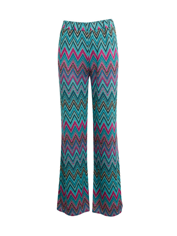 Orsay Ružičasto-zelene ženske hlače s uzorkom ORSAY