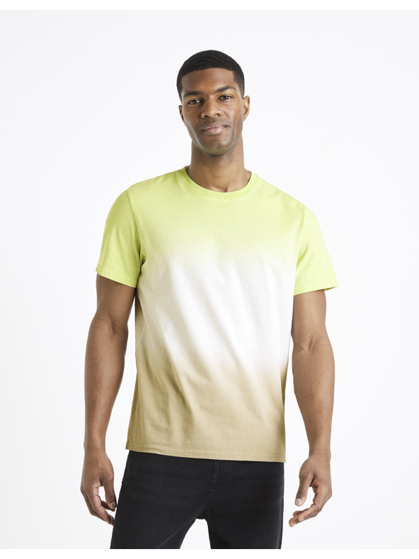 Celio Krem muška majica Celio Deutye