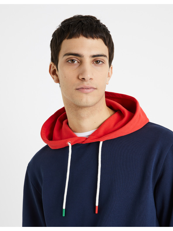 Celio Celio Demultico crveno-plava muška majica