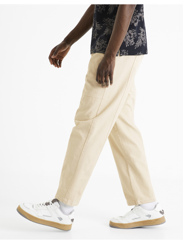 Celio Krem muške skraćene hlače Celio Dorust