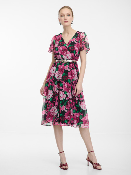 Orsay Crno-ružičasta ženska haljina cvjetnog uzorka ORSAY