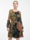 Orsay Crno-smeđa ženska haljina s uzorkom ORSAY