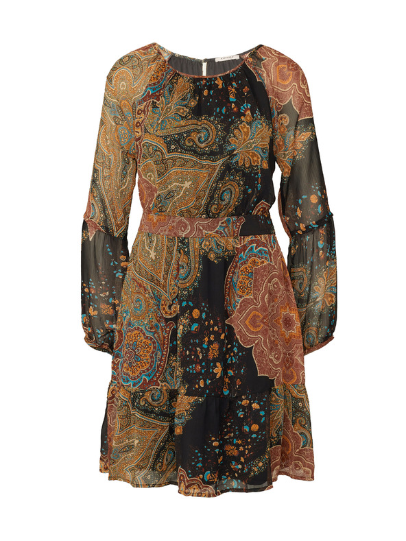 Orsay Crno-smeđa ženska haljina s uzorkom ORSAY