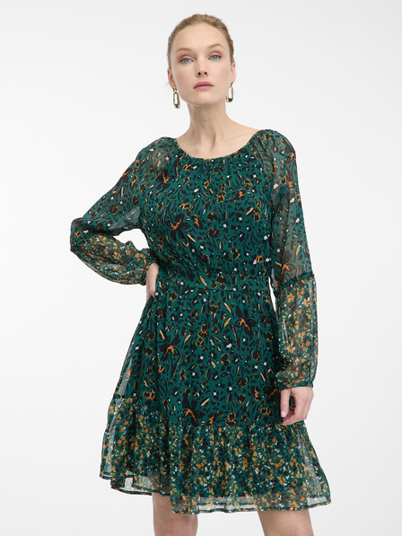 Orsay Petrolej plava ženska haljina s uzorkom ORSAY