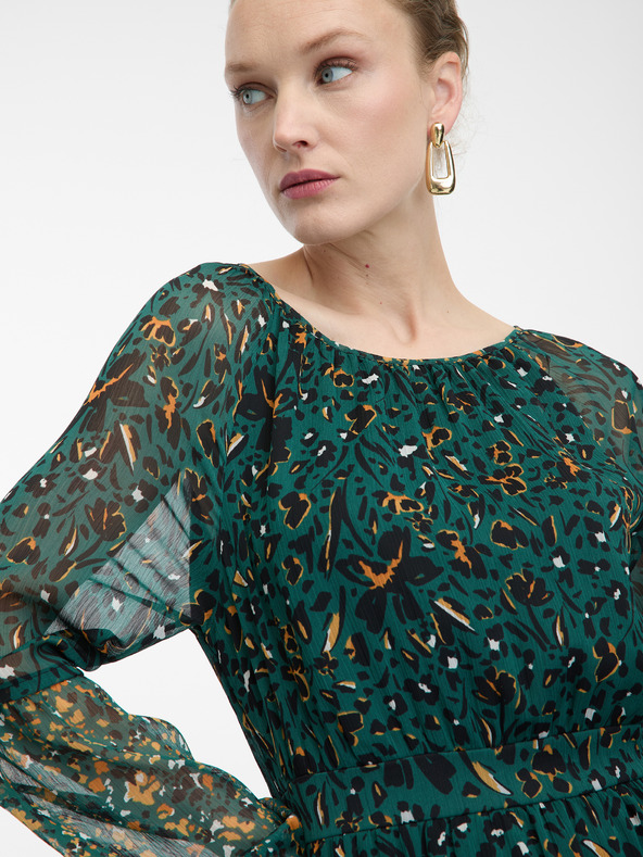 Orsay Petrolej plava ženska haljina s uzorkom ORSAY