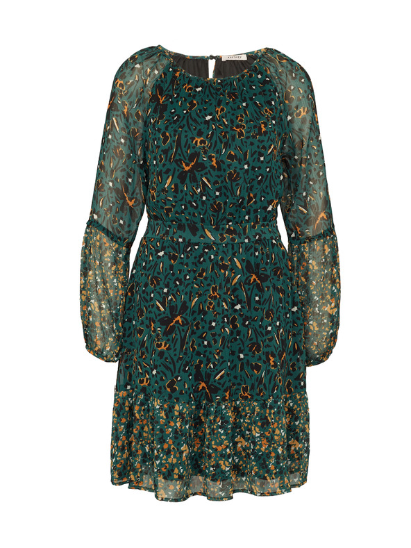 Orsay Petrolej plava ženska haljina s uzorkom ORSAY