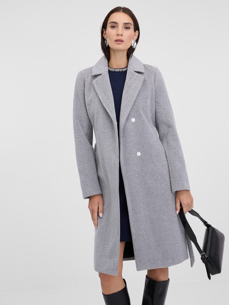 Orsay Sivi ženski zimski kaput ORSAY