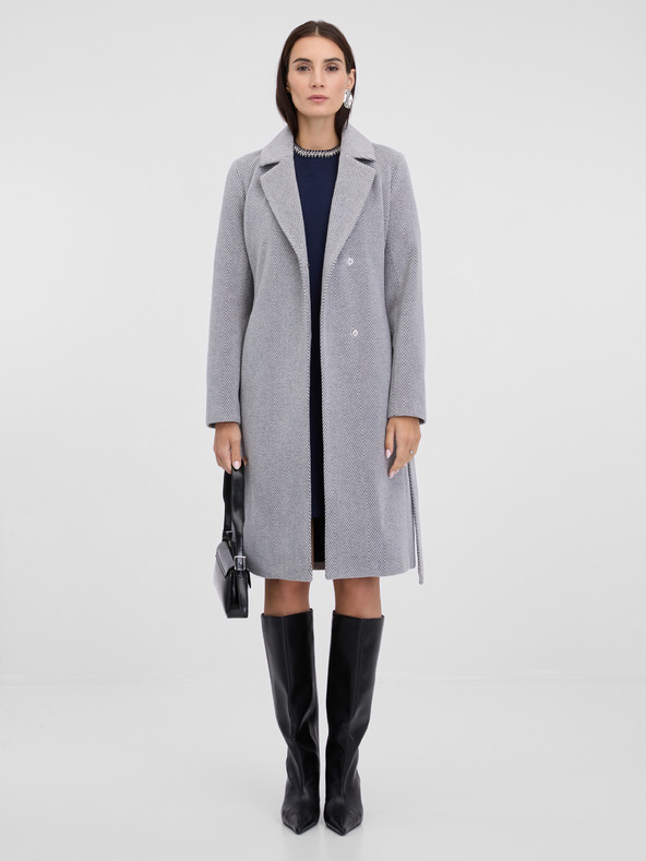 Orsay Sivi ženski zimski kaput ORSAY